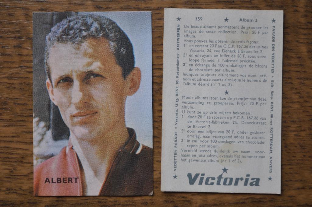 VICTORIA PRENTJE VOETBALLER ALBERT, Ophalen of Verzenden, Gebruikt, Plaatje