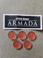 Star Wars Armada 5 Squadron Acrylic tokens  FFG Escadron, Ophalen of Verzenden, Zo goed als nieuw, FFG
