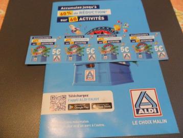 ALDI 4-coupons ter waarde van €5 beschikbaar voor biedingen