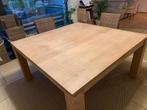 vierkante eiken tafel - Massief, Ophalen, Gebruikt, Tijdloos/design/ strak, 150 tot 200 cm