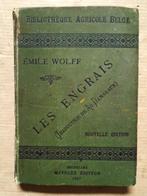 Les Engrais - Dr. Émile von Wolff - 1887 - [lié à l'azote] !, Livres, Utilisé, Émile Wolff (1818-1896), Enlèvement ou Envoi, Sciences naturelles