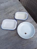 3x bumper harvest emaille, Antiek en Kunst, Ophalen of Verzenden