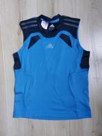 Adidas voetbalshirt zonder mouwen - maat 140 (9/10Y) jongen, Jongen, Gebruikt, Ophalen of Verzenden, Sport- of Zwemkleding