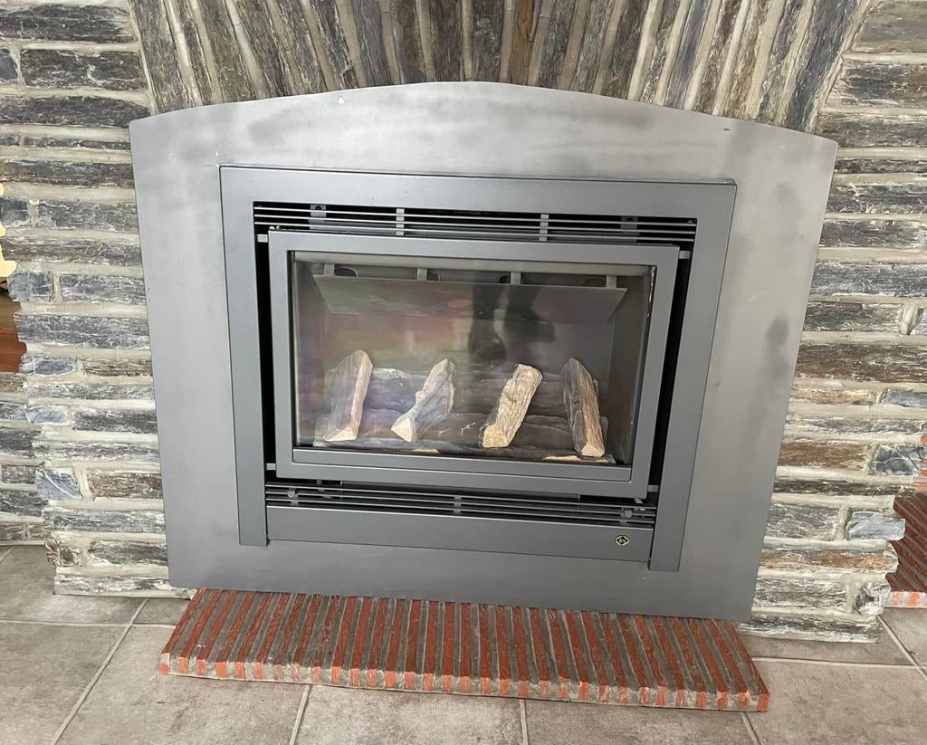 Poêle encastrable au gaz, Maison & Meubles, Poêles, Encastré, Enlèvement, Gaz, Utilisé