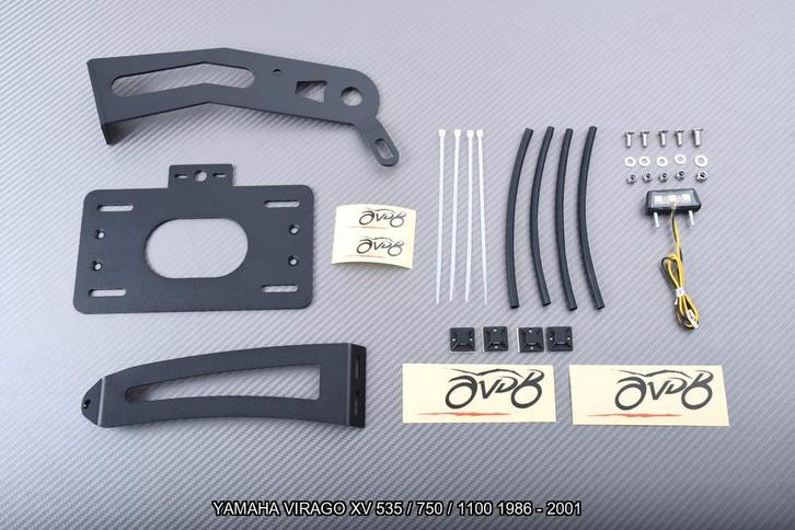 Kentekenplaathouder YAMAHA VIRAGO XV 535 750 1100 1986 2001, Motoren, Accessoires | Overige, Nieuw, Ophalen of Verzenden