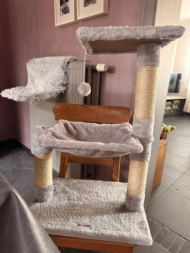 Krabpaal met hangmat – 70 cm, Dieren en Toebehoren, Krabmeubelen, Zo goed als nieuw, Krabpaal, Ophalen of Verzenden