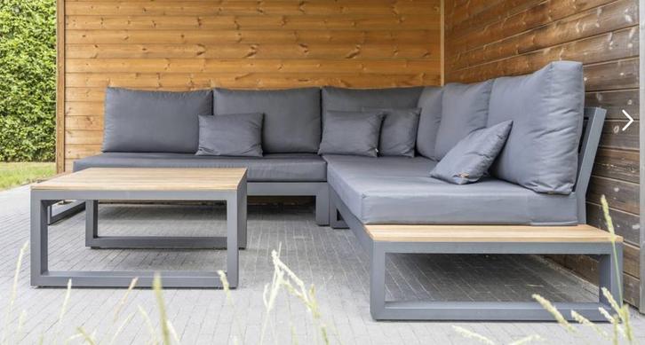 Lounge set, Jardin & Terrasse, Ensembles de jardin, Comme neuf, Sets de jardin, Aluminium, 4 places, Enlèvement