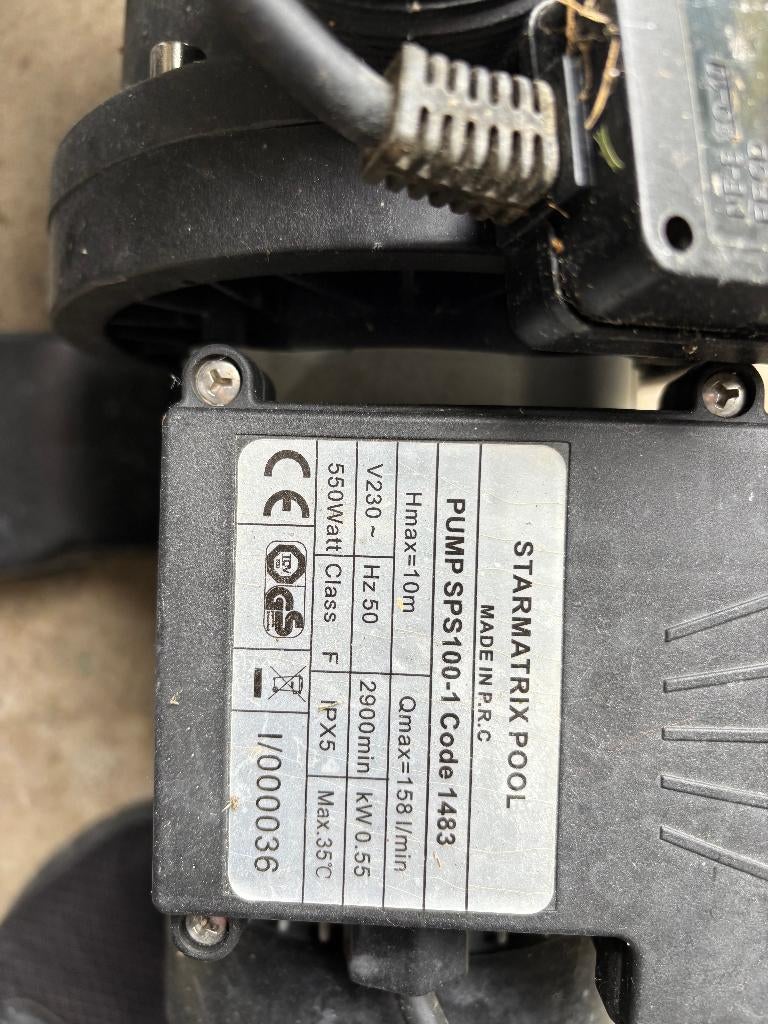 Kit Filtration Piscine COMPLET Starmatrix, Jardin & Terrasse, Piscines, Comme neuf, Piscines hors sol, Enlèvement