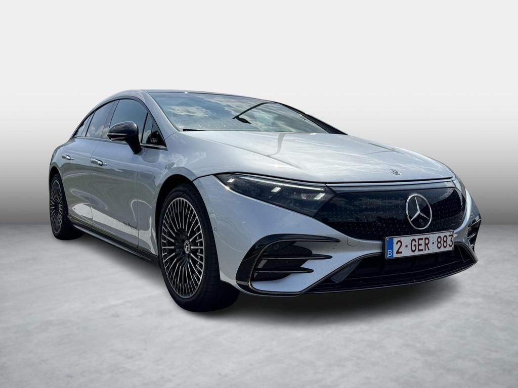 Mercedes-Benz EQS 450+ AMG Line - PANORAMISCH DAK - TREKHAAK, Auto's, Mercedes-Benz, Automaat, 4 deurs, Gebruikt, 333 pk