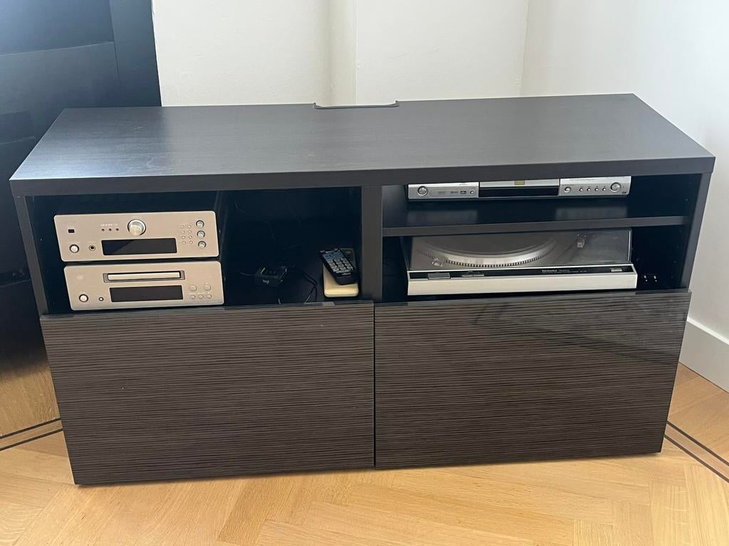 Tv meubel Ikea Besta, 25 à 50 cm, Moins de 100 cm, Comme neuf, 100 à 150 cm