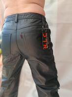 pantalon moto biker cuir lacets N.L.C. t.31 NEUF, Motoren, Kleding | Motorkleding, Nieuw met kaartje, N.L.C., Broek | leer, Heren