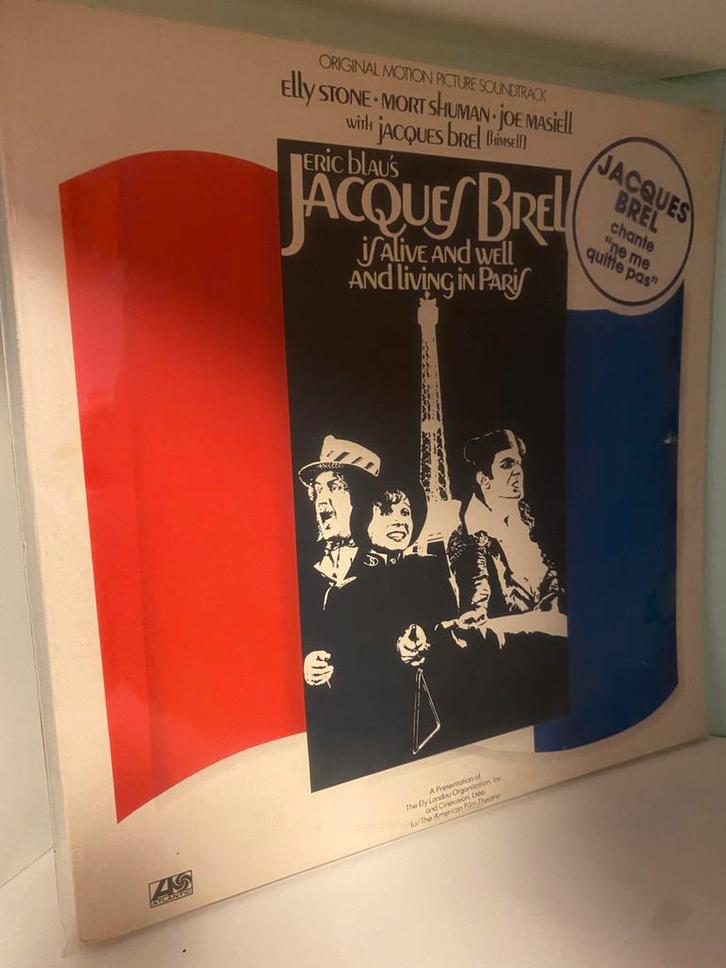 Jacques Brel Is Alive And Well And Living In Paris, Cd's en Dvd's, Vinyl | Filmmuziek en Soundtracks, Gebruikt, Verzenden