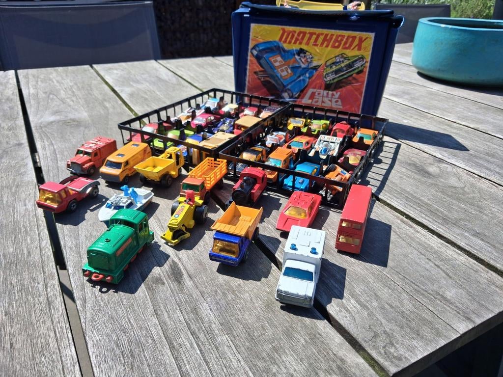 Matchbox superfast met carry case, Ophalen, Matchbox