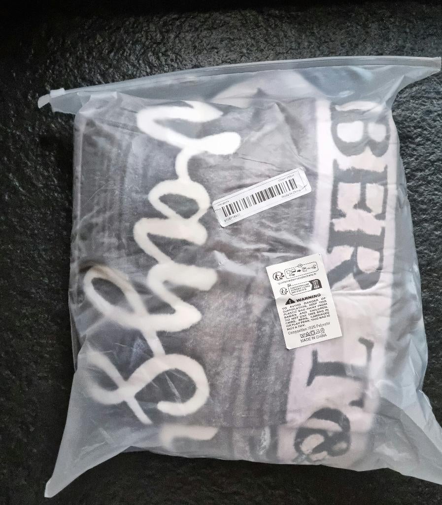 Fleece deken met tekst voor zoon, Huis en Inrichting, Woonaccessoires | Plaids en Woondekens, Ophalen of Verzenden, Nieuw