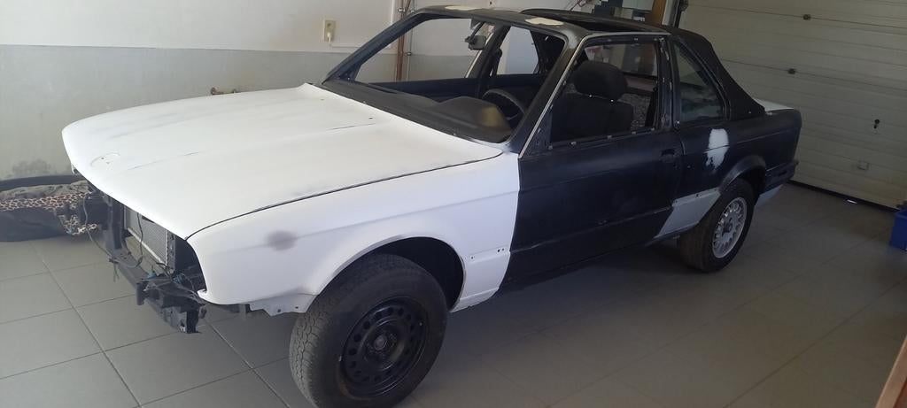 Bmw e30 baur 316i 89 zwart metallic, Auto's, BMW, Zwart, Zwart, Particulier, Te koop