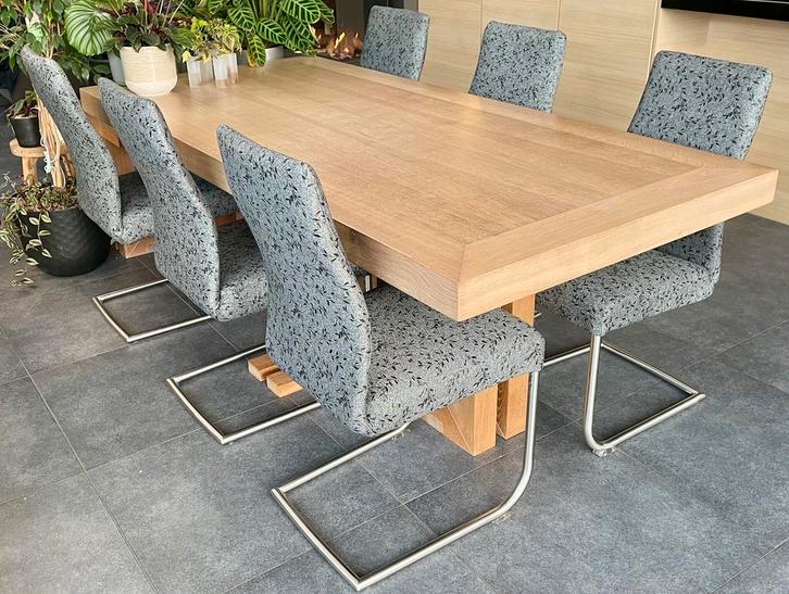 6 eetkamer stoelen, Huis en Inrichting, Tafels | Eettafels, Zo goed als nieuw, Ophalen