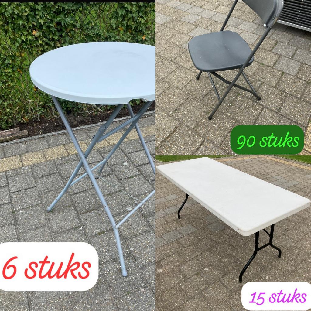 Tafels & stoelen, Ophalen, Gebruikt