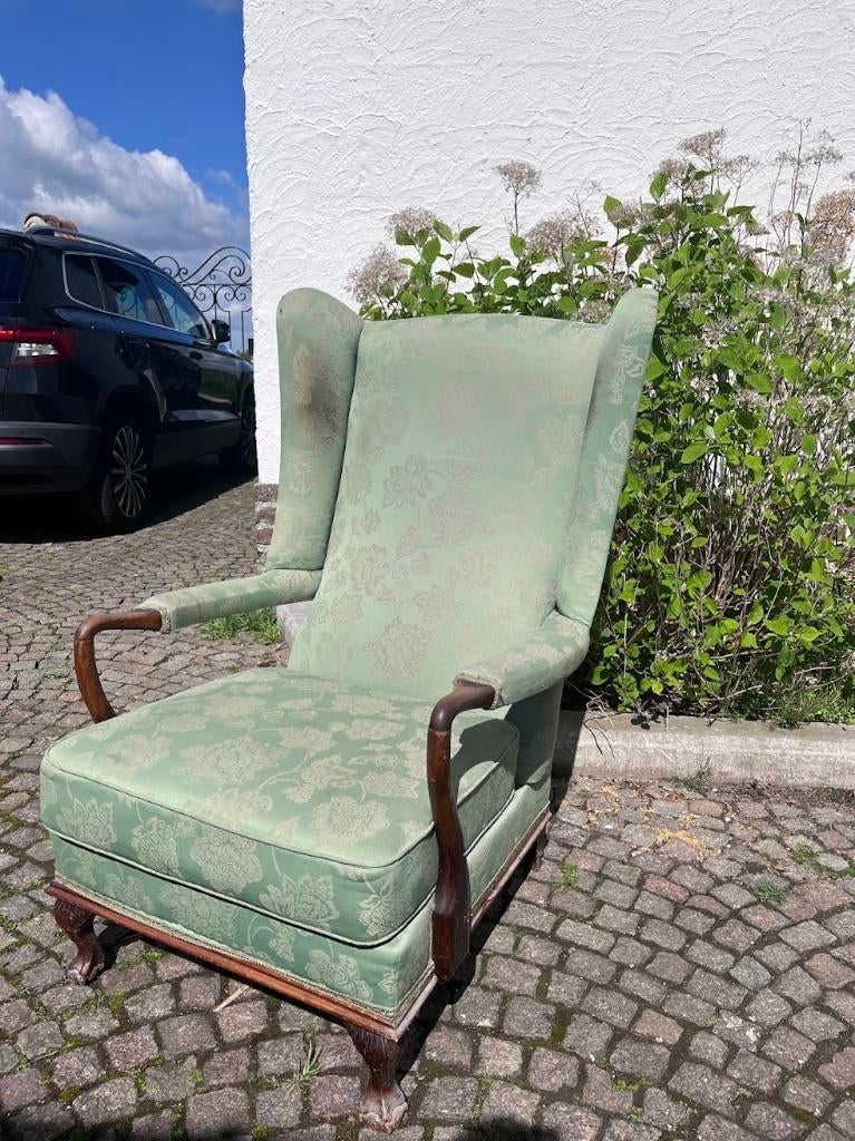 GRATIS - Oude fauteuil, Antiek en Kunst, Antiek | Meubels | Stoelen en Sofa's, Ophalen