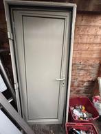 Aluminium deur + 2 ramen, Doe-het-zelf en Bouw, Raamkozijnen en Schuifdeuren, Ophalen, Gebruikt, Aluminium, Inclusief glas