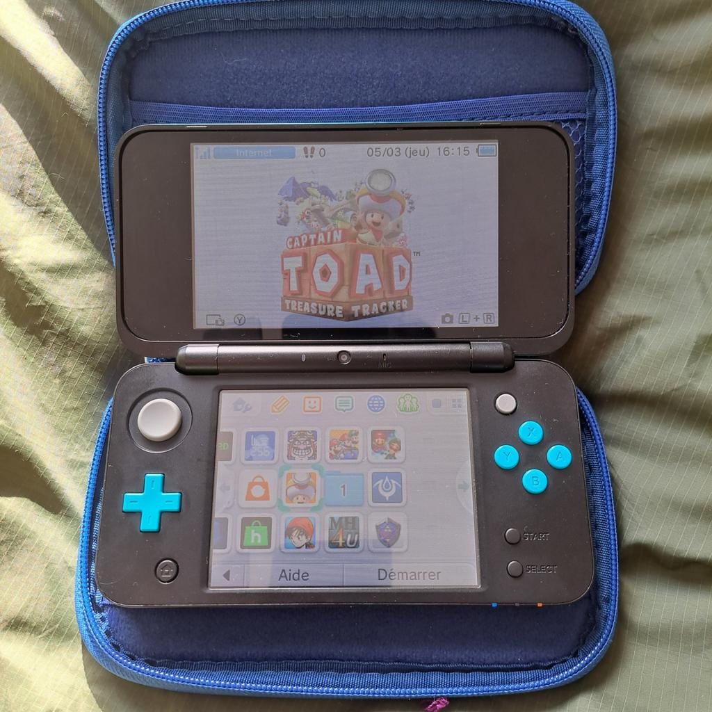 Nintendo new 2 ds xl (modifié), Games en Spelcomputers, Ophalen of Verzenden