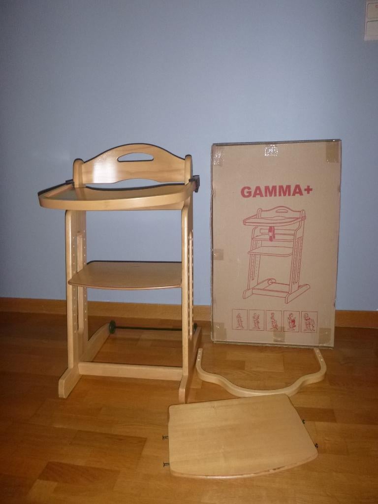 Chaise évolutive Gamma + 3 coussins, Ophalen of Verzenden, Gebruikt, Meegroeistoel