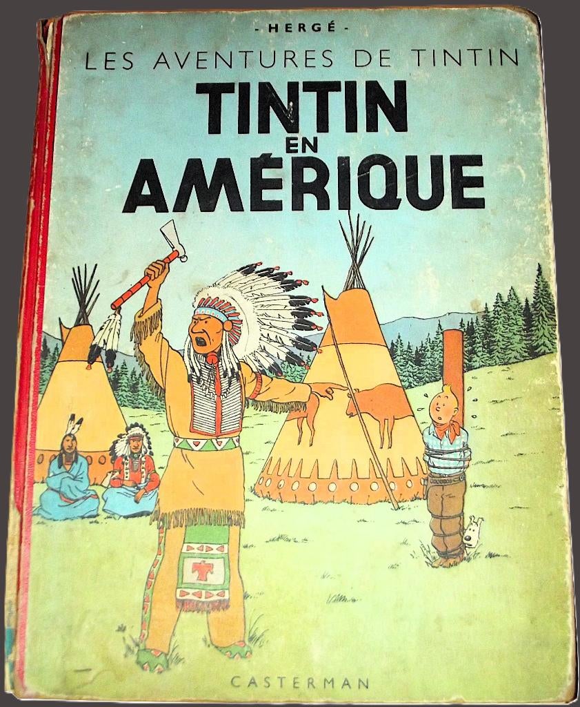 Tintin en Amérique, Livres, Une BD, Enlèvement ou Envoi, Utilisé, Hergé.