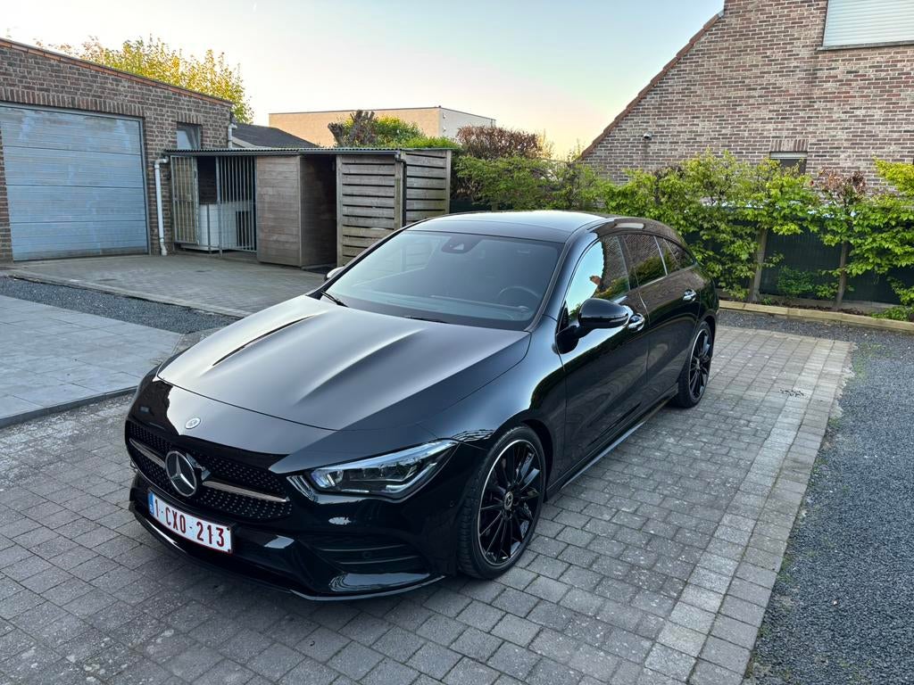 Mercedes CLA 200d Shooting Brake. AMG/Night/Pano/Full option, Automaat, CLA, 4 cilinders, Zwart