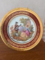 Elegant vintage Frans Limoges decoratief verzamelbord, Antiek en Kunst, Ophalen