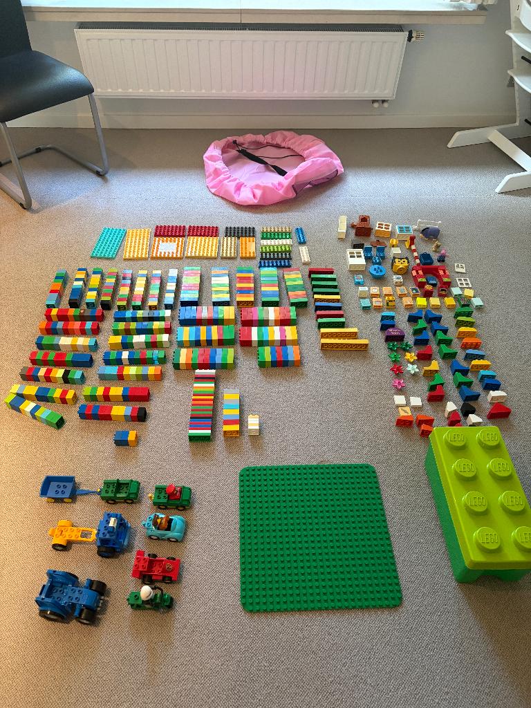 basisblokken duplo, Enlèvement, Utilisé, Briques en vrac, Duplo