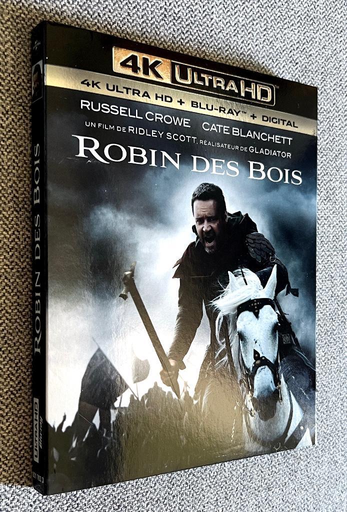 ROBIN HOOD (2 Versies) 4K UHD // 2 BLURAY // Staat Als NIEUW, Cd's en Dvd's, Blu-ray, Zo goed als nieuw, Avontuur, Ophalen of Verzenden