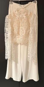 Creme / Blanc Taille 40, Ophalen, Zo goed als nieuw, Wit, Trouwpak