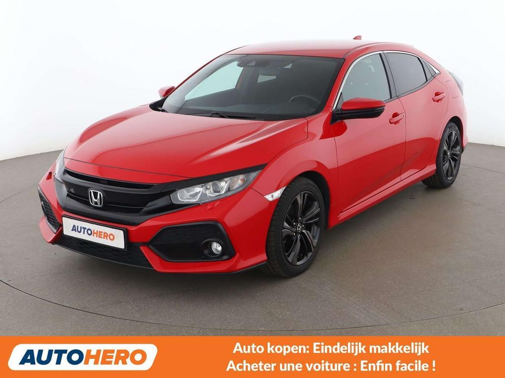 Honda Civic 1.0 VTEC Elegance (bj 2018), Auto's, Honda, Voorwielaandrijving, Stof, Gebruikt, 988 cc