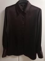 Donkerbruine bloes loose fit met lange mouwen, 40, Enlèvement ou Envoi, Comme neuf