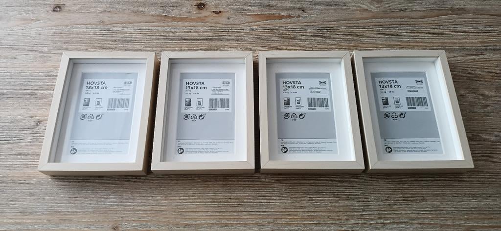 Lot de 4 cadres photo 13x18cm, Enlèvement ou Envoi, Comme neuf