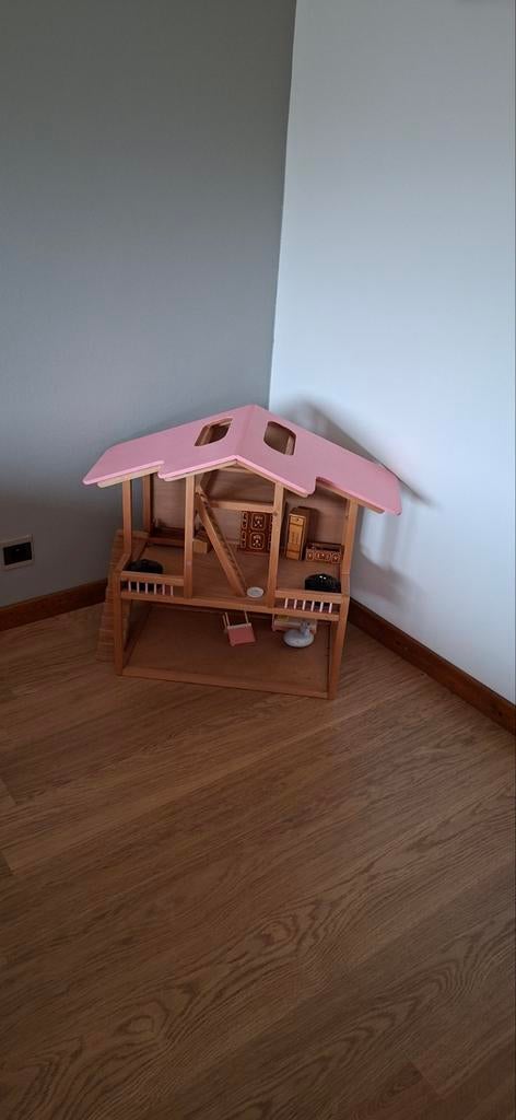 Popen huisje gemaakt met hout, Kinderen en Baby's, Ophalen