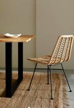 Sklum rotan designstoel in natuurlijke stijl — nieuwstaat, Huis en Inrichting, Stoelen, Ophalen, Zwart, Nieuw, Eén