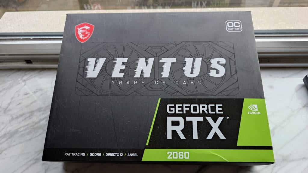 Ordinateur portable MSI Ventus GeForce RTX 2060 12 Go, Enlèvement ou Envoi, GDDR6, Comme neuf, HDMI