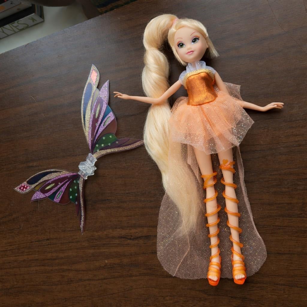 winx club harmonix Stella doll, Ophalen of Verzenden, Fashion Doll