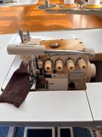 Global Industriële Overlock / Lockmachine met tafel en motor, Ophalen, Gebruikt, Lockmachine, Industrieel
