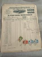 2 factures de la brasserie Van Aalst, Collections, Marques & Objets publicitaires, Enlèvement