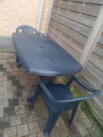 Tuintafels met 2 stoelen, Tuin en Terras, Tuintafels, Ophalen, Gebruikt, Rechthoekig, Plastic