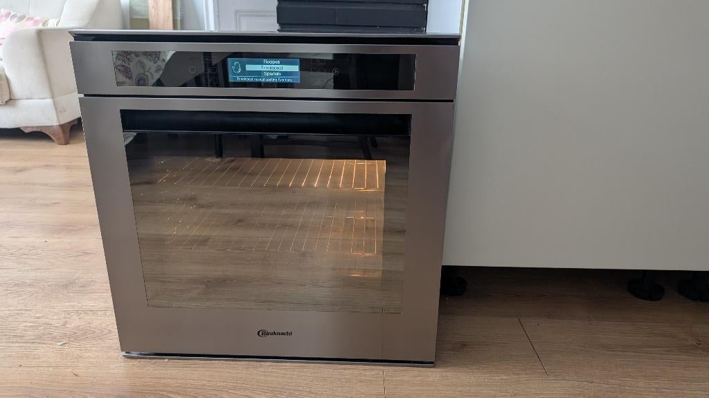 Bauknecht inbouwoven BLTM9100/1PT, Hete lucht, Zo goed als nieuw, Oven met grill, Inbouw