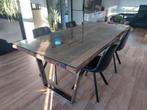 Houten eettafel, Huis en Inrichting, Tafels | Eettafels, Ophalen, Zo goed als nieuw, Overige materialen