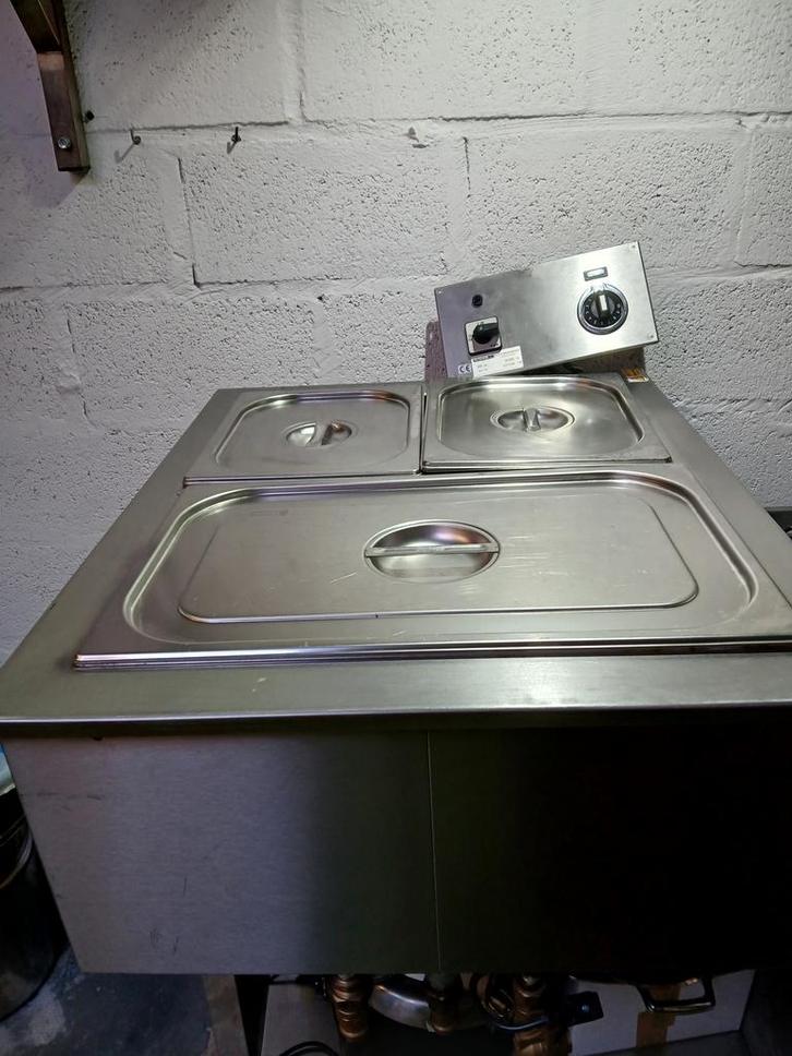 Bain-marie encastré, Scholl G1202, Jardin & Terrasse, Tables à feu, Comme neuf, Enlèvement