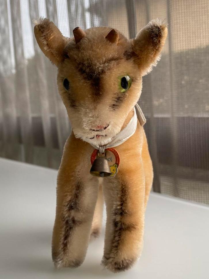 Vintage STEIFF geit (1958), Antiek en Kunst, Antiek | Speelgoed, Ophalen of Verzenden