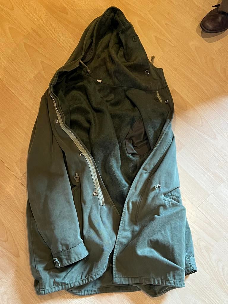 Kaki groene parka, Ophalen of Verzenden, Zo goed als nieuw, Maat 38/40 (M)