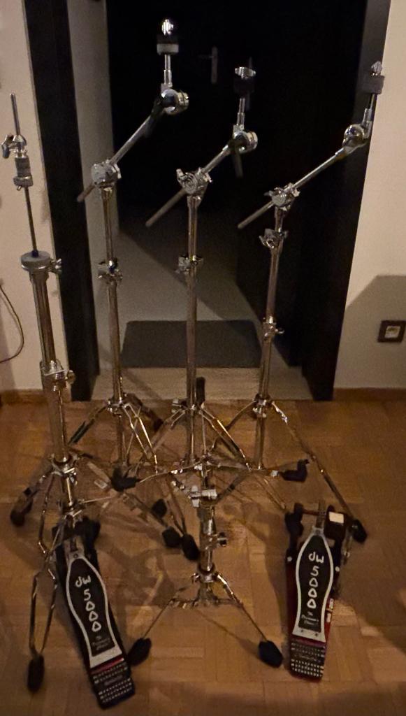 DW Hardware set 5000 & 7000 serie, Musique & Instruments, Batteries & Percussions, Utilisé, Autres marques, Envoi