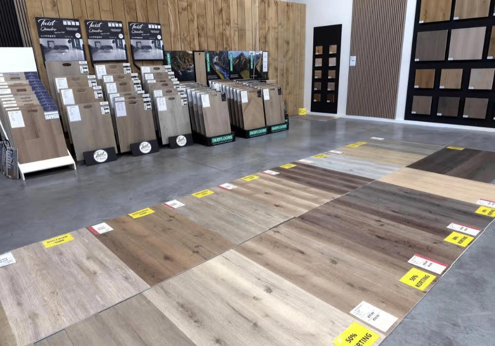 PVC-vloeren OUTLET!, Bricolage & Construction, Planches & Dalles, Neuf, Autres types, Synthétique, 10 m²² ou plus, Enlèvement