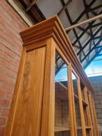 Teak buffetkast/vitrinekast art:81/26, Ophalen, 200 cm of meer, Indo., Teakhout