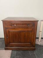 Armoire murale/armoire murale en chêne brun gratuit, Maison & Meubles, Moins de 150 cm, Enlèvement, Utilisé, 100 à 150 cm